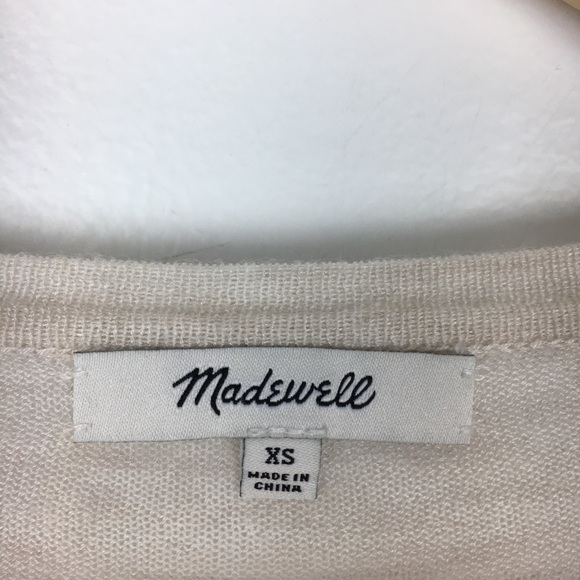 Madewell Modern Tie Front Sweater XS - Picture 3 of 6